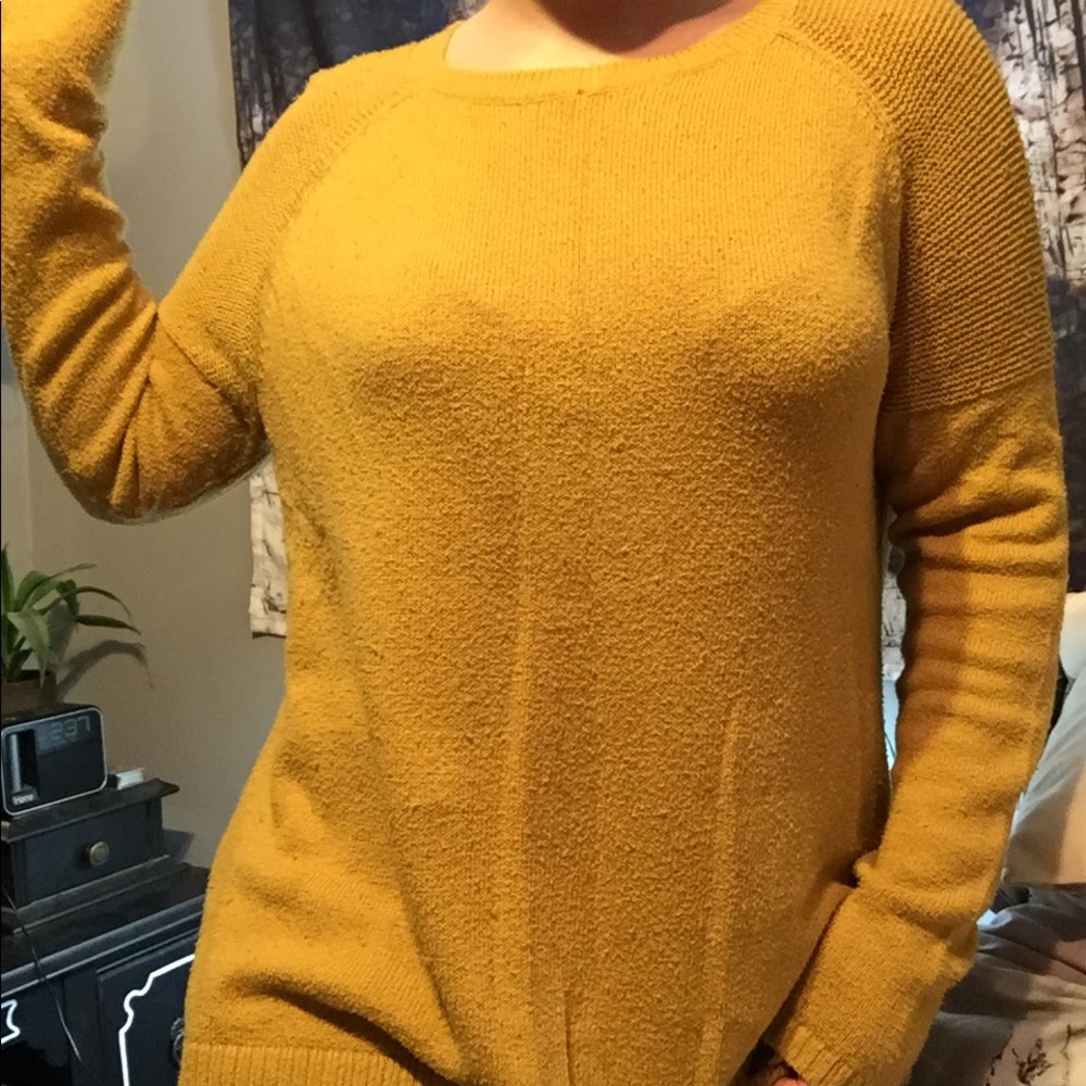 Yellow Old Navy sweater